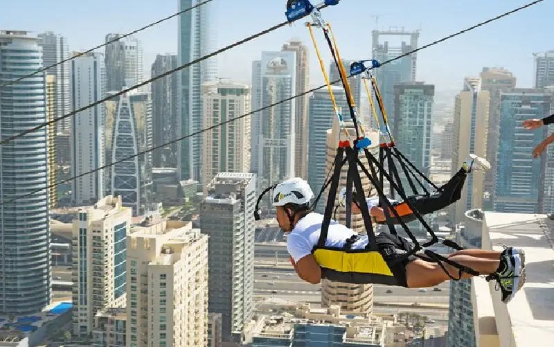XLine Dubai Marina Zipline